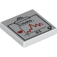 Tile 2 x 2 with Medical Chart Print