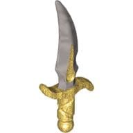 Weapon Dagger with Pearl Light Gray Blade