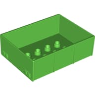 Duplo Trailer Bed with 2 x 4 Studs and Four Sides