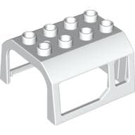 Duplo Train Locomotive Cabin Roof 2 x 4 Studs