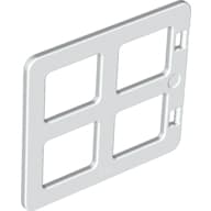Duplo Door / Window with Four Equal Square Cornered Panes