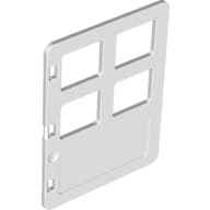 Duplo Door 1 x 4 x 4 with Four Equal Panes
