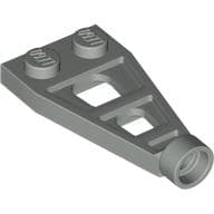 Plate Special 1 x 2 with Long Stud Receptacle (Space Wing)