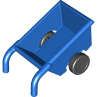 Duplo Wheelbarrow with Thick Black Wheels