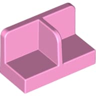 Panel 1 x 2 x 1 with Rounded Corners and Central Divider