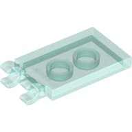 Tile Special 2 x 3 with 2 Clips [Thick Open O Clips]
