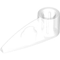 Technic Tooth 1 x 3 with Axle Hole [Rounded Underside]