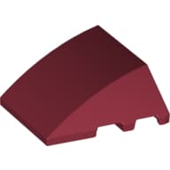 Wedge Curved 4 x 3 No Studs [Plain]