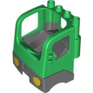 Duplo Truck Semi-Tractor Cab with Dark Bluish Gray Base