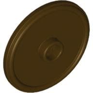 Shield Round with Stud and Raised Rim [Plain]