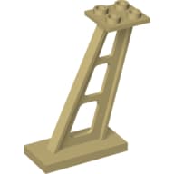 Support 2 x 4 x 5 Stanchion Inclined [5mm wide posts]