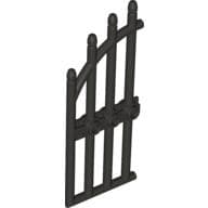 Gate 1 x 4 x 9 Arched with Bars and Three Studs