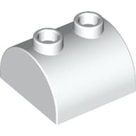 Brick Curved 2 x 2, Two Top Studs