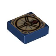 Tile 1 x 1 with Magic Compass Print