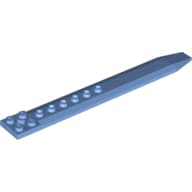 Plate Special 2 x 16 with Angled Side Extensions and Hole (Rotor Blade)