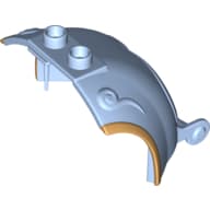 Duplo Horse Carriage / Coach Top Curved with Gold Outline Print (Pumpkin)