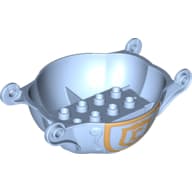 Duplo Horse Carriage Base Curved with Gold Disney Princess Cinderella Print