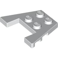 Wedge Plate 3 x 4 with Stud Notches [Reinforced Underside]