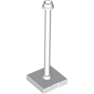 Tile Special 2 x 2 with Bar and Open Stud with Stop Ring (Flag Pole)