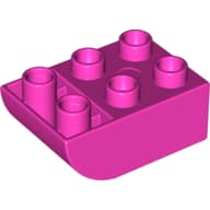 Duplo Brick 2 x 3 with Curved Bottom