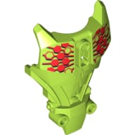 Large Figure Torso Cover, Armor with Red Hexagons Print (Breez)