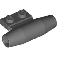 Engine, Smooth Small, 1 x 2 Side Plate with Axle Holders and Slot