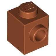 Brick Special 1 x 1 with Stud on 1 Side