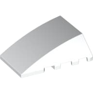 Wedge Curved 4 x 4 No Top Studs