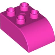 Duplo Brick 2 x 3 with Curved Top
