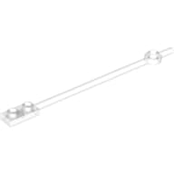 Bar 1 x 12 with 1 x 2 Plate End with Hollow Studs and 1 x 1 Round Plate End