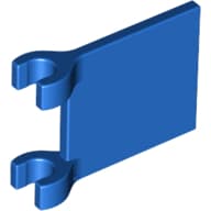 Flag 2 x 2 Square, Flat Clip Edge [Thick Clips]