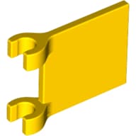 Flag 2 x 2 Square, Flat Clip Edge [Thick Clips]