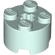 Brick Round 2 x 2 with Axle Hole