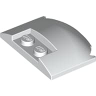 Slope Curved 3 x 4 x 2/3 Triple Curved with 2 Sunk Studs