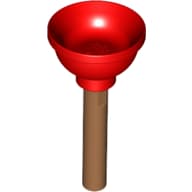Equipment Plunger [Soft Plastic] with Medium Nougat Handle