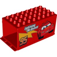 Duplo Truck / Semi-Tractor Container 4 x 8 x 3.5, with Lightning McQueen (Mack) Print