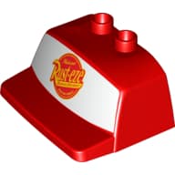 Duplo Truck / Semi-Tractor, Cab Top / Air Foil with Rust-Eze Logo on White Print (Cars Mack)