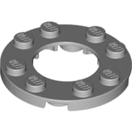 Plate Round 4 x 4 with 2 x 2 Round Opening