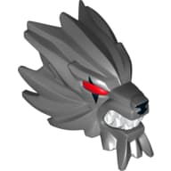 Large Figure Head Wolf Print