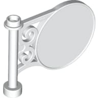 Road Sign Round on Pole