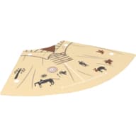 Tent, Tepee Cover with Western Indians Motifs Print