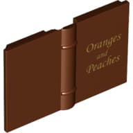 Book 2 x 3 with Gold 'Oranges and Peaches' Print