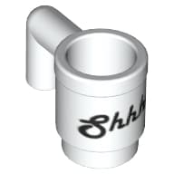 Equipment Cup / Mug with 'Shhh!' Print