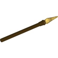 Weapon Pike / Spear Elaborate with Pearl Gold Tip