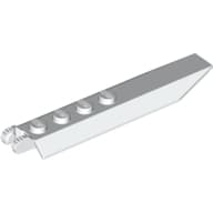 Hinge Plate 1 x 8 Locking with Angled Side Extensions, Squared Plate Underside, 7 Teeth