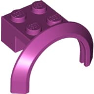 Wheel Arch, Mudguard 4 x 2 1/2 x 2 with 2 x 2 Plate