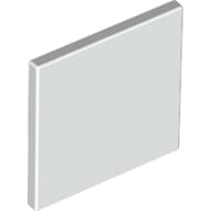 Road Sign Clip-on 2 x 2 Square [Thick Open O Clip]