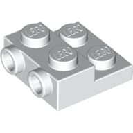 Plate Special 2 x 2 x 2/3 with Two Studs On Side and Two Raised