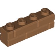 Brick Special 1 x 4 with Masonry Brick Profile