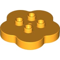Duplo Flower 4 x 4 x 1 with 4 Top Studs